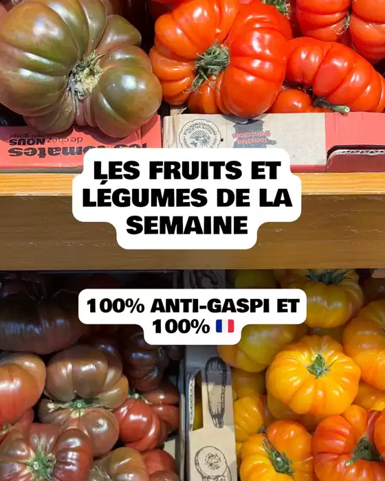 Catalogue Nous anti gaspi à Thiais | Les fruits et légumes de la semaine sont de retour et vous allez, une fois de plus, VOUS RÉGALEZ ! | 02/05/2025 - 11/05/2025