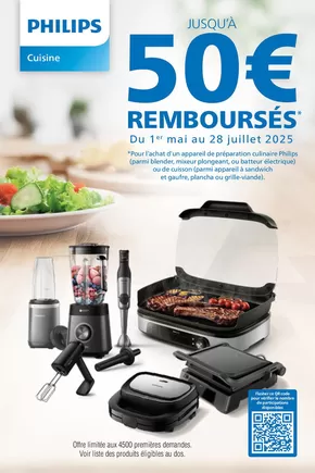 Promos de Multimédia et Electroménager à Saint-Paul-lès-Romans | Philips Jusqu'à 50€ remboursés sur Pulsat | 02/05/2025 - 28/07/2025
