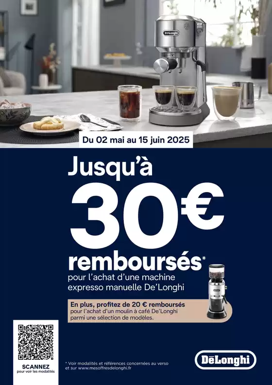Catalogue Copra à Yssingeaux | DELONGHI VOUS REMBOURSE JUSQU'A 30€ | 02/05/2025 - 15/06/2025