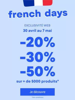 Promos de Magasins Bio à Loriol-sur-Drôme | French Days sur Nature et Découvertes | 02/05/2025 - 07/05/2025