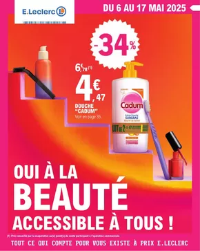 Promos de Supermarchés à Amnéville | BEAUTE PRINTEMPS sur E.Leclerc | 06/05/2025 - 17/05/2025