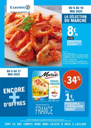 Promos de Supermarchés à L'Île-Bouchard | TRAFIC POUVOIR ACHAT 6 - MIXTE sur E.Leclerc | 06/05/2025 - 17/05/2025
