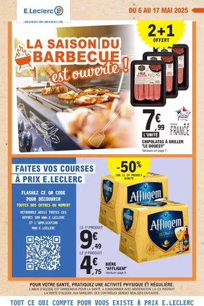 Promos de Supermarchés à Angres | TRAFIC POUVOIR ACHAT 6 - MIXTE sur E.Leclerc | 06/05/2025 - 17/05/2025