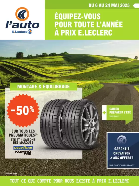 Catalogue E.Leclerc L'Auto à Laval | OP7 - THEMATIQUE BEAUX JOURS | 06/05/2025 - 24/05/2025