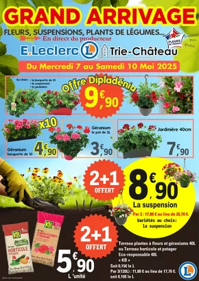 Catalogue E.Leclerc | GRAND ARRIVAGE FLEURS ET PLANTES | 07/05/2025 - 10/05/2025