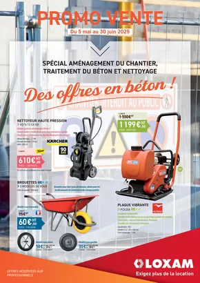 Promos de Bricolage à Mallemort | Des offres en béton sur Loxam | 05/05/2025 - 30/06/2025