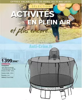 Promos de Discount Alimentaire | ACTIVITÉS EN PLEIN AIR sur Costco | 06/05/2025 - 11/05/2025