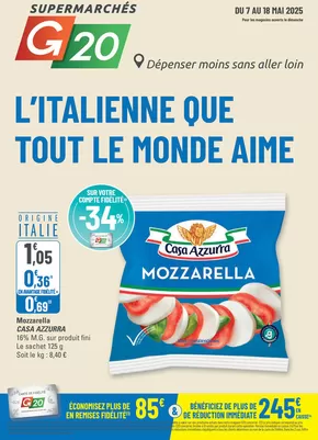 Promos de Supermarchés | Op10 Tract G20 sur G20 | 07/05/2025 - 18/05/2025