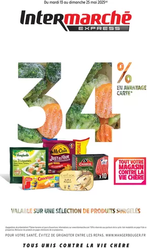 Promos de Supermarchés à Beaulieu-sur-Mer | GEN MAI 3 Express sur Intermarché Express | 13/05/2025 - 25/05/2025