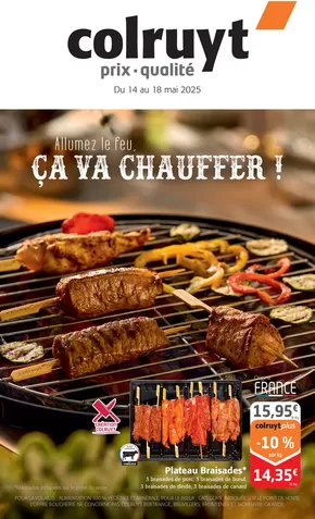 Catalogue Colruyt à Le Creusot | Allumez le feu, ça va chauffer ! | 14/05/2025 - 18/05/2025