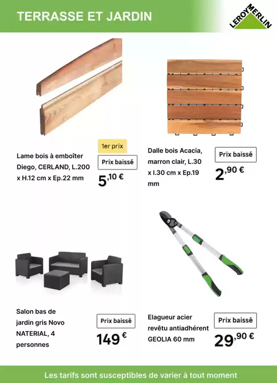 Catalogue Leroy Merlin à Neuville-en-Ferrain | Mai 2025 | 06/05/2025 - 31/05/2025