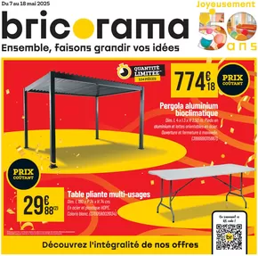 Catalogue Bricorama à Thiais | Célébrons les 50 ans Bricorama | 07/05/2025 - 18/05/2025