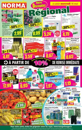 Promos de Discount Alimentaire à Semécourt | Votre Discounter Régional sur Norma | 14/05/2025 - 20/05/2025