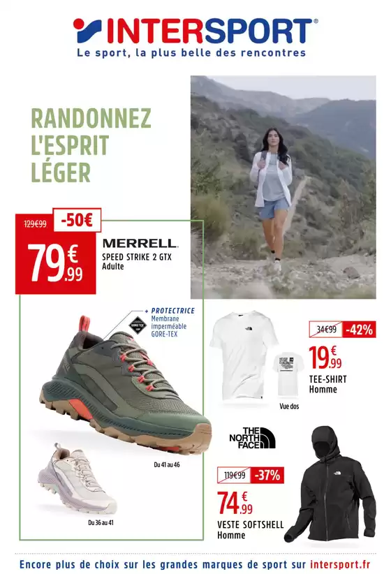 Catalogue Intersport à Modane | RANDONNEZ L'ESPRIT LÉGER | 12/05/2025 - 01/06/2025