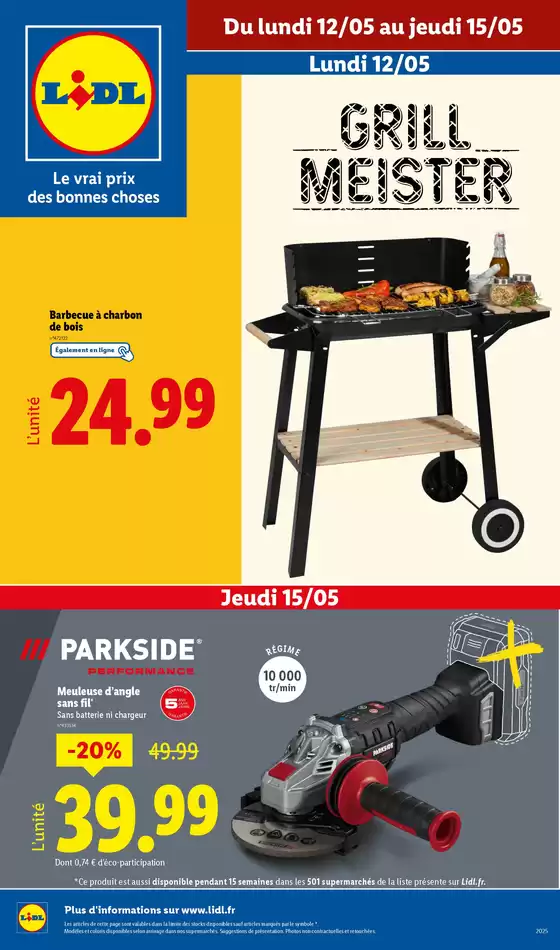 Catalogue Lidl à Chaumont (Haute Marne) | Retrouvez des équipements de cuisine, de la déco, des rangements chez Lidl ! | 12/05/2025 - 15/05/2025
