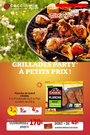 Promos de Supermarchés à Saint-Brice-en-Coglès | GRILLADES PARTY À PETITS PRIX ! sur Coccinelle Express | 07/05/2025 - 18/05/2025
