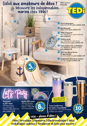 Promos de Meubles et Décoration | Salut aux amateurs de déco! sur TEDi | 09/05/2025 - 17/05/2025