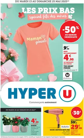 Catalogue Hyper U à Noyelles-Godault | Catalogue Hyper U | 13/05/2025 - 25/05/2025