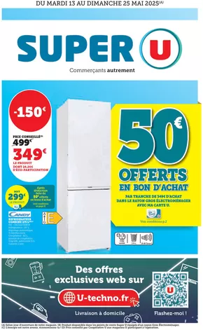 Promos de Multimédia et Electroménager à Lavardac | Catalogue Super U sur Super U | 13/05/2025 - 25/05/2025