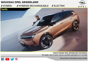 Promos de Auto et Moto à Bazas | Opel Nouveau Grandland sur Opel | 12/05/2025 - 12/05/2026
