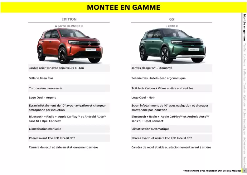 Catalogue Opel à Rosny-sous-Bois | Opel Nouveau Frontera | 12/05/2025 - 12/05/2026