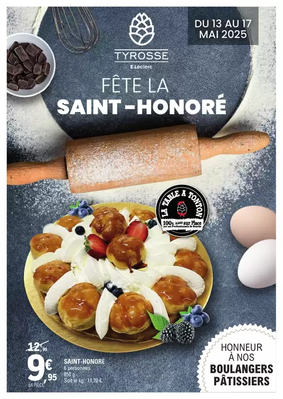 Catalogue E.Leclerc | SPECIAL BOUL PAT ST HONORE | 13/05/2025 - 17/05/2025