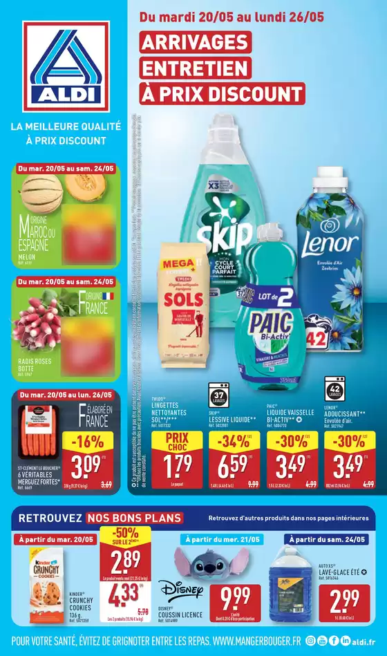 Catalogue Aldi à Rennes | Retrouvez nos bons plans | 20/05/2025 - 26/05/2025