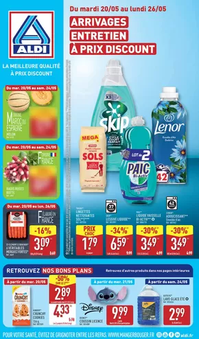 Catalogue Aldi | Retrouvez nos bons plans | 20/05/2025 - 26/05/2025