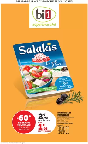 Promos de Supermarchés à Avallon | Catalogue Bi1 sur Bi1 | 13/05/2025 - 25/05/2025
