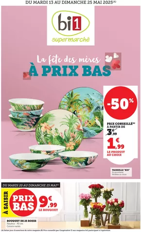 Promos de Supermarchés à Corbigny | Catalogue Bi1 sur Bi1 | 13/05/2025 - 25/05/2025
