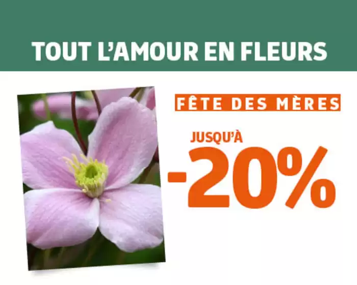 Catalogue Jardiland à Châteaudun | Notre offre végétal spéciale fête des mères | 12/05/2025 - 21/05/2025