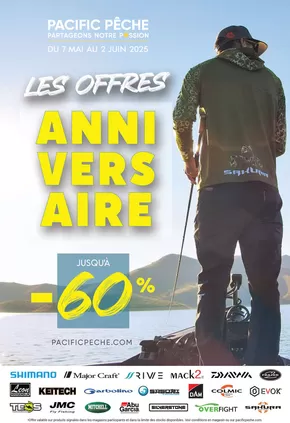Promos de Sport à Hazebrouck | Les offres anniversaire -60% sur Pacific Pêche | 12/05/2025 - 02/06/2025