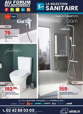 Promos de Bricolage à Dourdan | Selection Sanitaire sur Au Forum du Bâtiment | 12/05/2025 - 07/07/2025