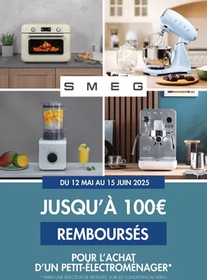Promos de Multimédia et Electroménager à Lectoure | Smeg vous rembourse jusqu'à 100 € sur Copra | 12/05/2025 - 15/06/2025