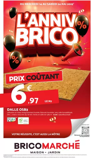 Catalogue Bricomarché à Fallon | L’anniv Brico | 14/05/2025 - 24/05/2025