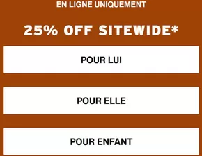 Promos de Mode | 25% OFF SITEWIDE sur Levi's | 12/05/2025 - 31/05/2025