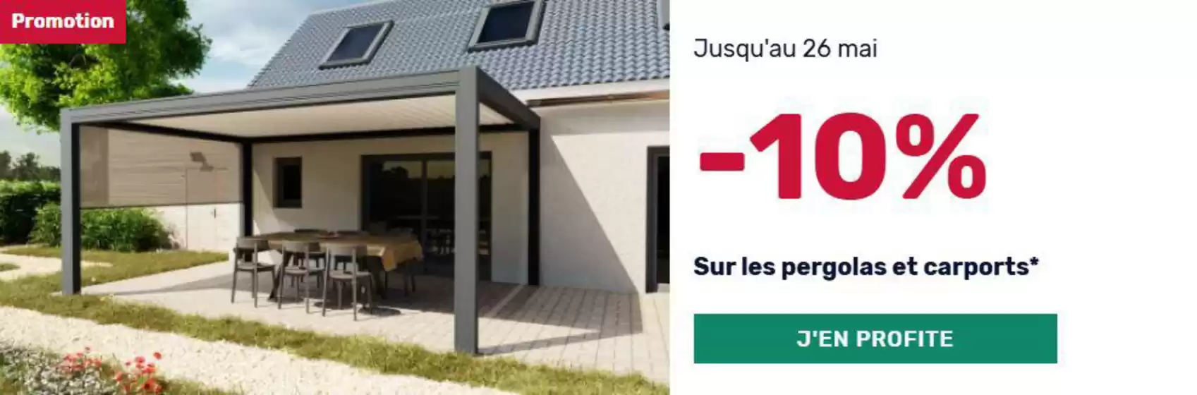 Catalogue K par K à Mâcon | -10% Sur les pergolas et carports | 12/05/2025 - 26/05/2025