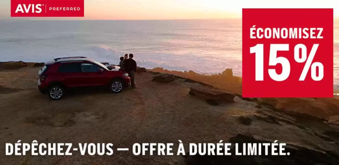 Catalogue Avis à Puteaux | Les membres du programme de fidélité GRATUIT économisent 15 % sur les locations en Europe réservées ce mois-ci pour des voyages en 2025. | 12/05/2025 - 14/06/2025