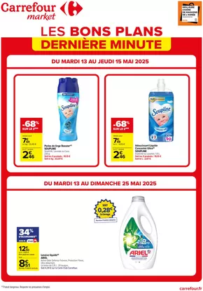 Promos de Supermarchés à Lanvollon | LES BONS PLANS DERNIÈRE MINUTE ! sur Carrefour Drive | 13/05/2025 - 25/05/2025