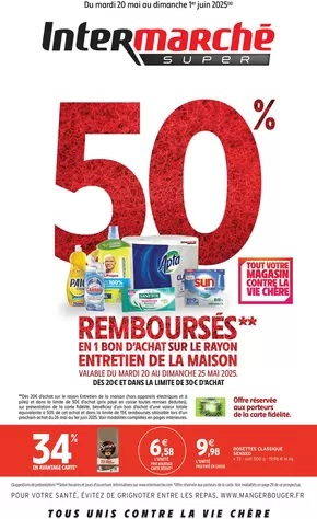 Promos de Supermarchés à La Calmette | GEN MAI 4 sur Intermarché | 20/05/2025 - 01/06/2025