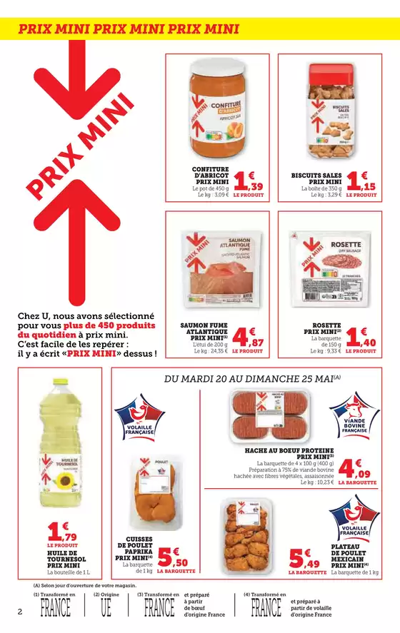 Catalogue U Express à Chamonix-Mont-Blanc | Spécial Italie | 20/05/2025 - 01/06/2025