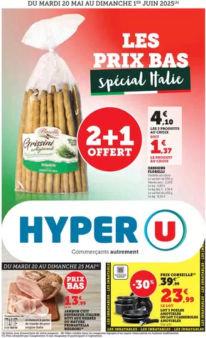 Catalogue Hyper U à Héric | Spécial Italie | 20/05/2025 - 01/06/2025