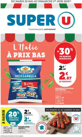 Catalogue Super U à Héric | Spécial Italie | 20/05/2025 - 01/06/2025