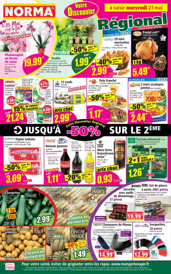 Catalogue Norma à Vandœuvre-lès-Nancy | Jusqu'à -50% sur le 2ème | 21/05/2025 - 27/05/2025