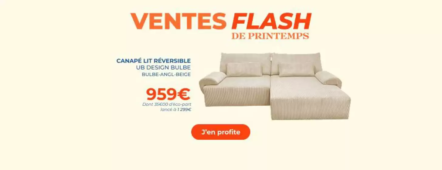 Catalogue Ubaldi à Cagnes-sur-Mer | Ventes flash | 14/05/2025 - 31/05/2025