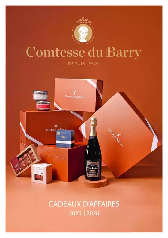 Catalogue Comtesse du Barry à Reims | CADEAUX D’AFFAIRES 2025 | 2026 | 14/05/2025 - 30/06/2026