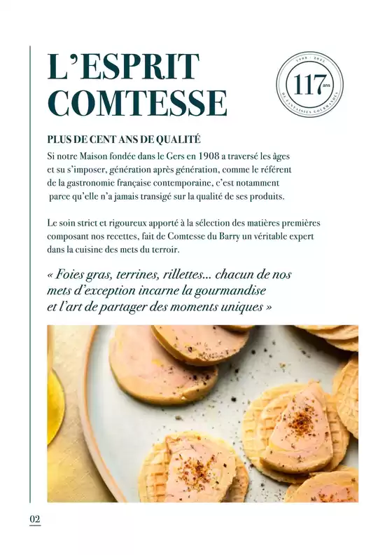 Catalogue Comtesse du Barry à Reims | CADEAUX D’AFFAIRES 2025 | 2026 | 14/05/2025 - 30/06/2026