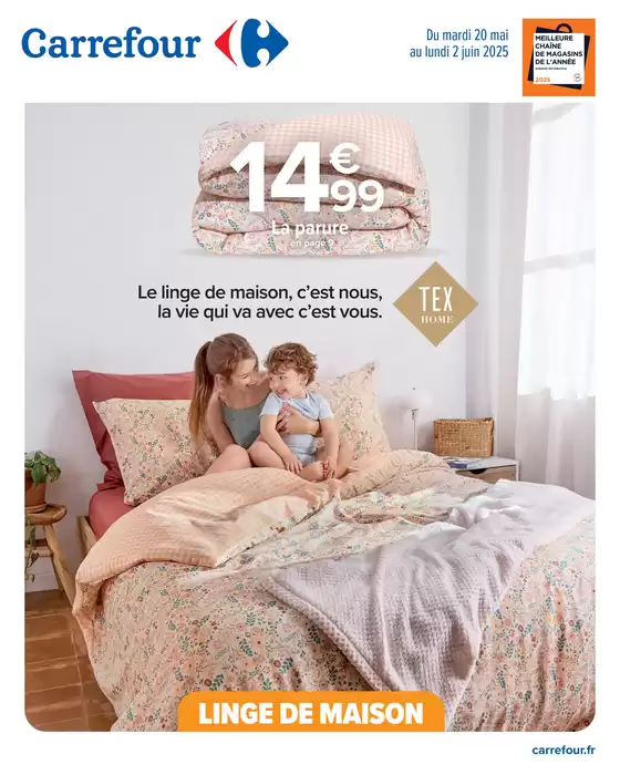 Catalogue Carrefour Market à Groisy | LINGE DE MAISON | 20/05/2025 - 02/06/2025