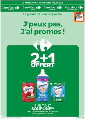 Promos de Supermarchés à Pourrières | J'PEUX PAS, J'AI PROMOS DU 20 MAI AU 01 JUIN ! sur Carrefour Drive | 20/05/2025 - 01/06/2025
