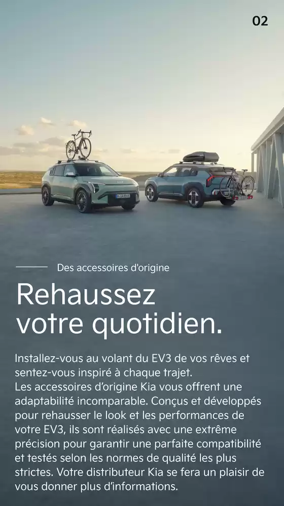 Catalogue KIA à Bordeaux | KIA Nouveau EV3 100% électrique - Accessoires | 15/05/2025 - 06/05/2026